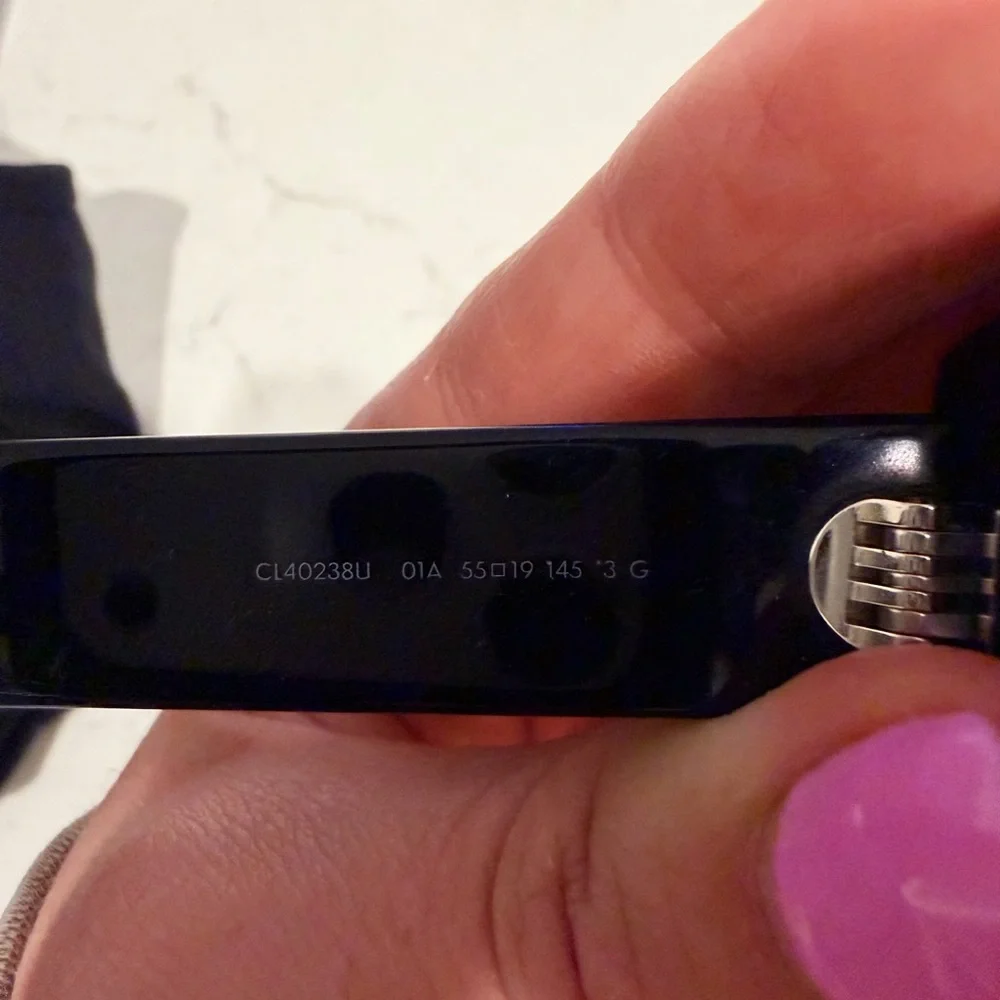 Celine Black Angular Sunglasses - Picture 3 of 5